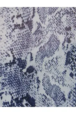 پیراهن ابریشمی آستین بلند جیبی با طرح پوست مار - یاری شاپ