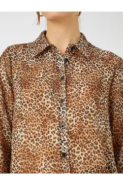 پیراهن ابریشمی آستین بلند دکمه دار - یاری شاپ