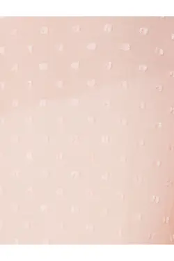 پیراهن ابریشمی یقه‌ای با آستین بادکنکی با دکمه‌های بافت دار - یاری شاپ