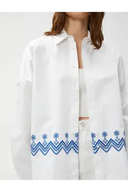 پیراهن اورسایز دوزی شده نخی - یاری شاپ