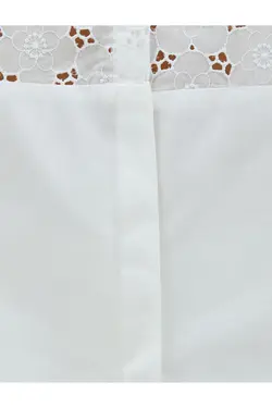 پیراهن با جزئیات گلدوزی، یقه، آستین بلند - یاری شاپ