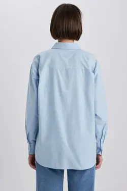 پیراهن با یقه بلند سایز آکسفورد 100% پنبه - یاری شاپ