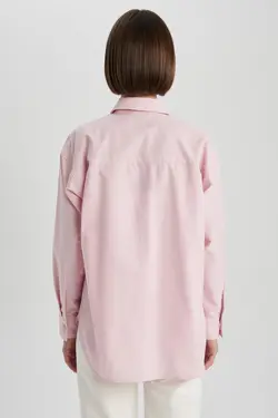 پیراهن با یقه بلند سایز آکسفورد 100% پنبه - یاری شاپ