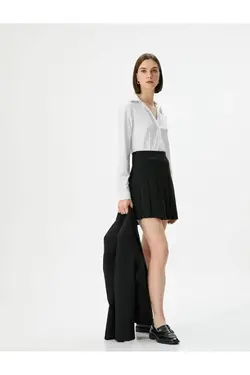 پیراهن باریک آستین بلند دکمه دار - یاری شاپ