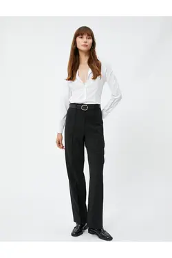 پیراهن باریک آستین بلند دکمه دار پایه - یاری شاپ