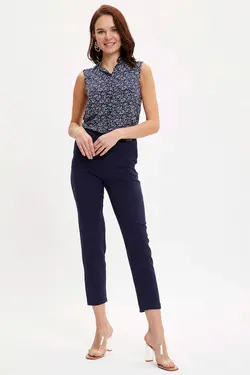 پیراهن بدون آستین یقه تناسب معمولی - یاری شاپ