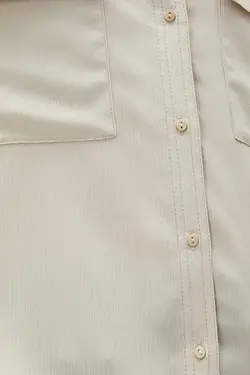 پیراهن بژ زنانه 3SAK60097PW - یاری شاپ