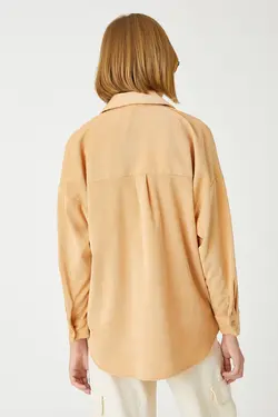 پیراهن بژ زنانه 3WAK60004PW - یاری شاپ