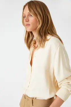 پیراهن بژ زنانه 3WAK60136UW - یاری شاپ