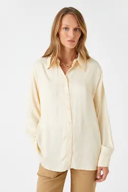 پیراهن بژ زنانه 3WAK60136UW - یاری شاپ