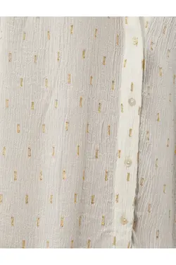 پیراهن بوهمیایی آستین بلند یقه گرد - یاری شاپ