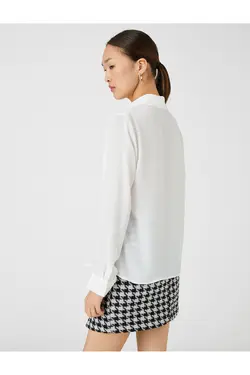 پیراهن پایه آستین بلند دکمه دار - یاری شاپ