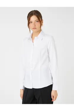 پیراهن پایه آستین بلند دکمه دار - یاری شاپ