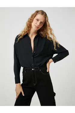 پیراهن پایه آستین بلند دکمه دار - یاری شاپ