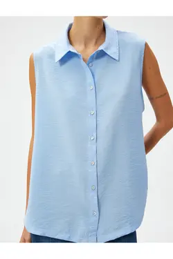 پیراهن پایه بدون آستین دکمه دار - یاری شاپ