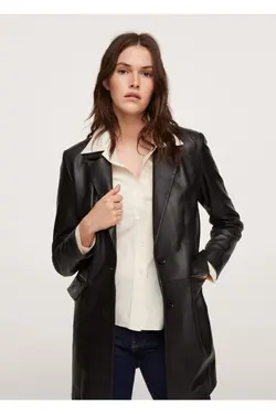 پیراهن پنبه ای زنانه سفید با جیب سینه - یاری شاپ