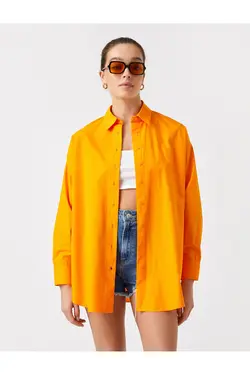 پیراهن پوپلین آستین بلند نخی - یاری شاپ