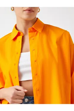 پیراهن پوپلین آستین بلند نخی - یاری شاپ
