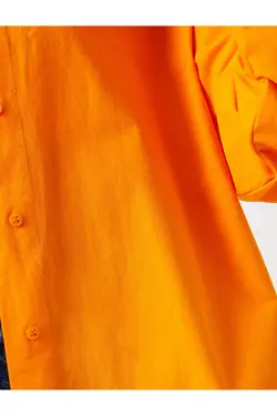 پیراهن پوپلین آستین بلند نخی - یاری شاپ