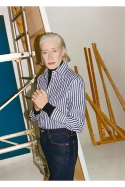 پیراهن پوپلین راه راه منظم - یاری شاپ