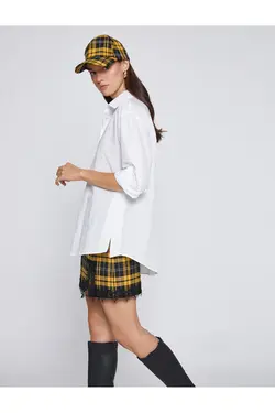 پیراهن پوپلین سایز بزرگ - یاری شاپ