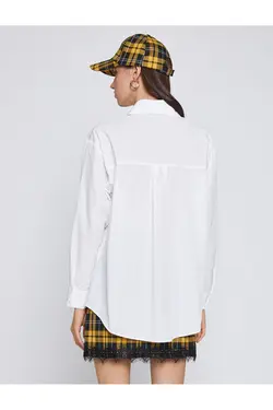 پیراهن پوپلین سایز بزرگ - یاری شاپ