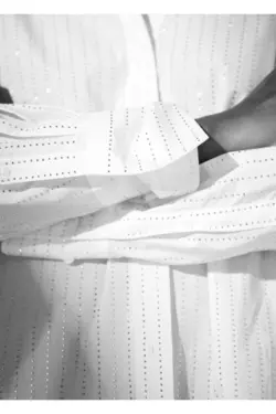 پیراهن پوپلین سنگ استراس - یاری شاپ