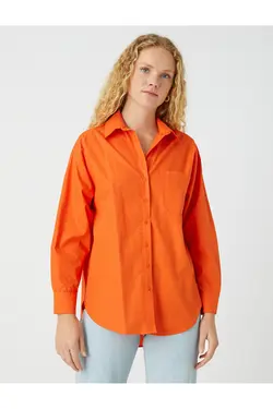پیراهن پوشاک زنانه 3WAK60012PW نارنجی نارنجی - یاری شاپ