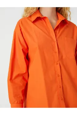 پیراهن پوشاک زنانه 3WAK60012PW نارنجی نارنجی - یاری شاپ