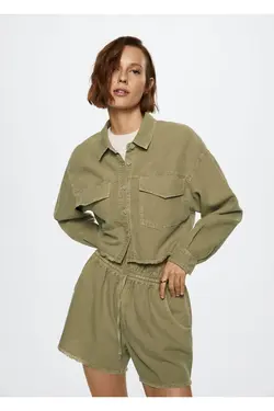 پیراهن ترکیبی کتان و پنبه - یاری شاپ