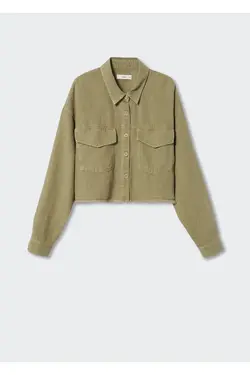 پیراهن ترکیبی کتان و پنبه - یاری شاپ