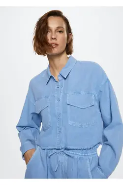 پیراهن ترکیبی کتان و پنبه - یاری شاپ