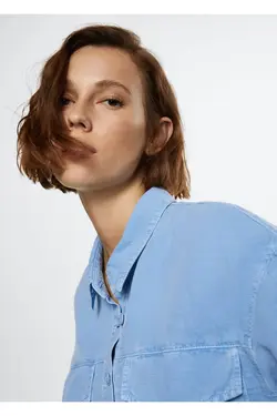 پیراهن ترکیبی کتان و پنبه - یاری شاپ