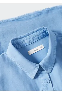 پیراهن ترکیبی کتان و پنبه - یاری شاپ