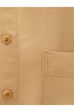 پیراهن ترکیبی مدال با جزئیات جیب، برش راحت - یاری شاپ