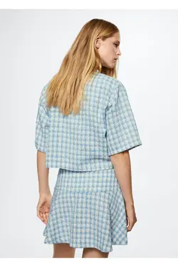 پیراهن تویید علامت دار - یاری شاپ