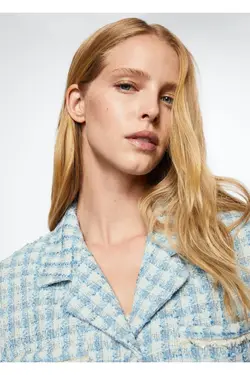 پیراهن تویید علامت دار - یاری شاپ