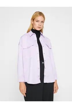 پیراهن جیبی آستین بلند - یاری شاپ