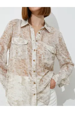 پیراهن جیبی آستین بلند - یاری شاپ