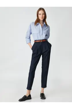 پیراهن جیبی با جزئیات الاستیک - یاری شاپ