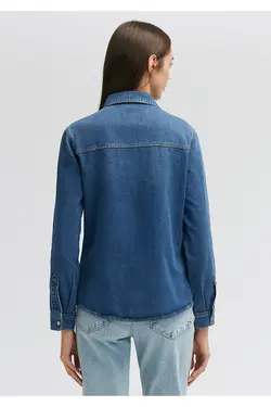 پیراهن جین آبی تیره لوین 1210477-85042 - یاری شاپ
