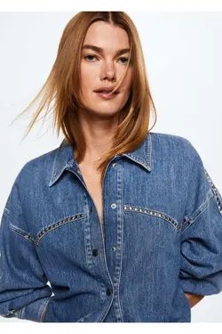 پیراهن جین میخ دار - یاری شاپ