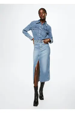 پیراهن جین نخی - یاری شاپ