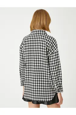 پیراهن چهارخانه دکمه دار - یاری شاپ