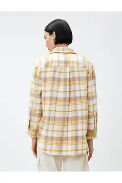 پیراهن چوب‌دار با جیب و گیره - یاری شاپ