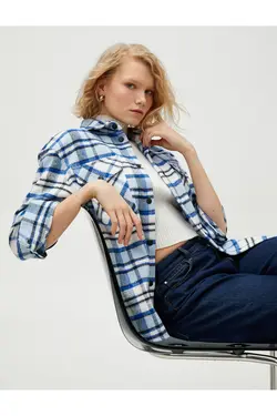 پیراهن چوب‌دار با جیب و گیره - یاری شاپ