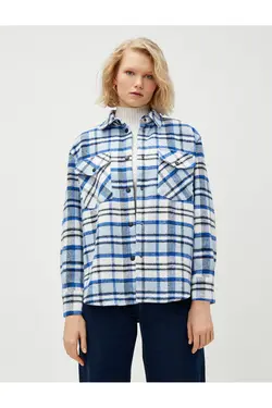 پیراهن چوب‌دار با جیب و گیره - یاری شاپ