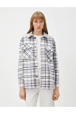 پیراهن چوب‌دار با جیب و گیره - یاری شاپ