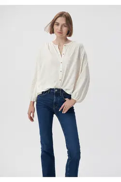 پیراهن خال خالی طلایی سایز بزرگ / برش پهن 1210490-85320 - یاری شاپ