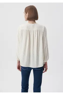 پیراهن خال خالی طلایی سایز بزرگ / برش پهن 1210490-85320 - یاری شاپ